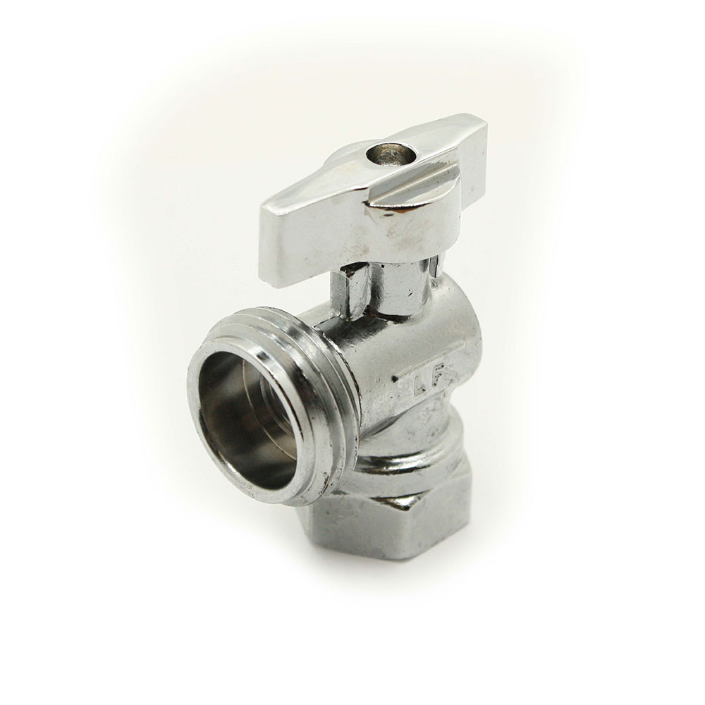 1/4 Turn Angle Stop Valve 1/2"FIP x 3/4" Male GHT - W03