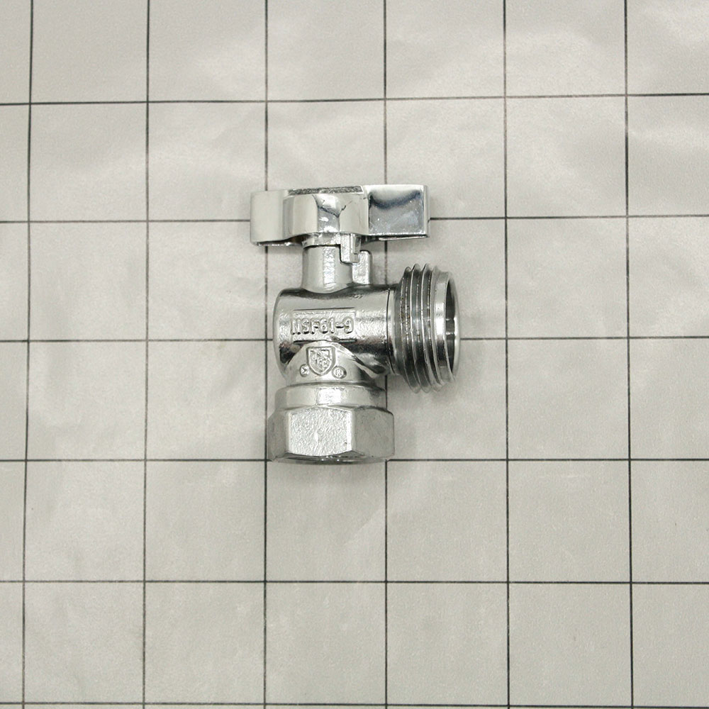 1/4 Turn Angle Stop Valve 1/2"FIP x 3/4" Male GHT - W05