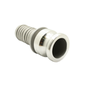 4" Male Camlock Coupler x 4" Hose Barb Aluminum Fitting - Style E - W03
