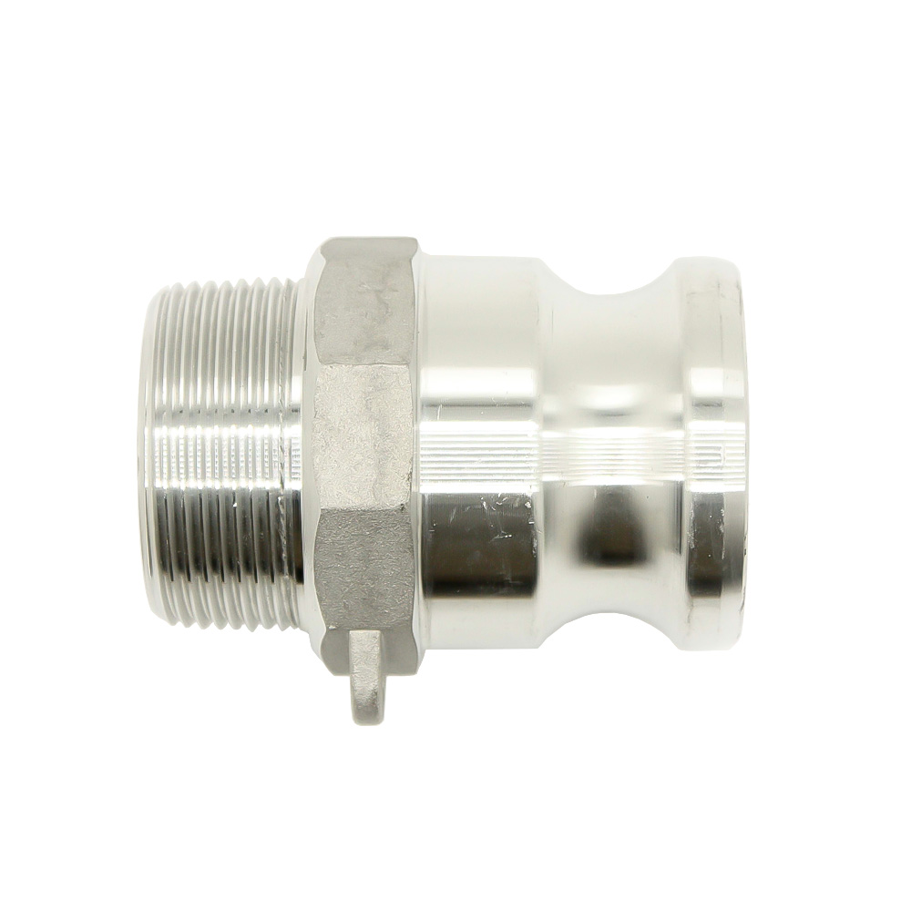 3" Male Camlock Coupler x 3" Male NPT Aluminum Fitting - Style F - W02