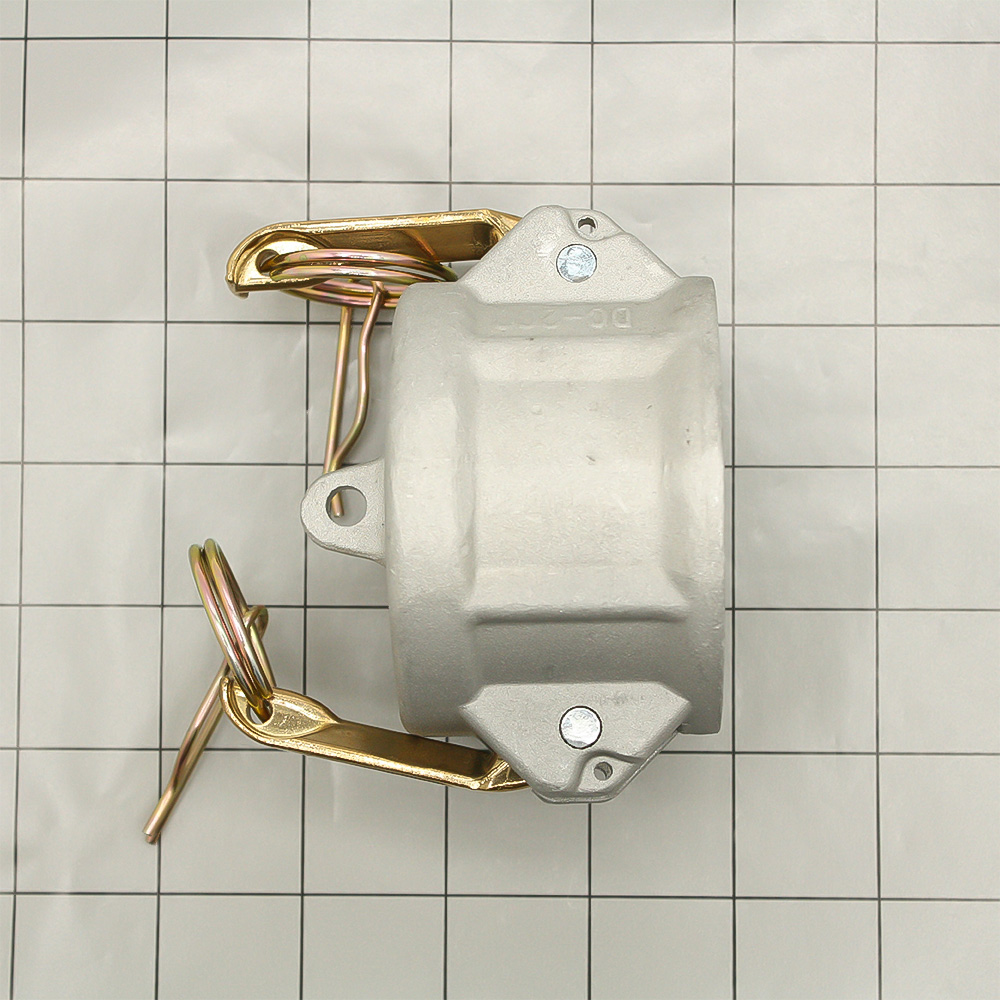 2" Aluminum Camlock Dust Cap with Brass Handles - W05
