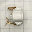2-1/2" Aluminum Camlock Dust Cap with Brass Handles - W05