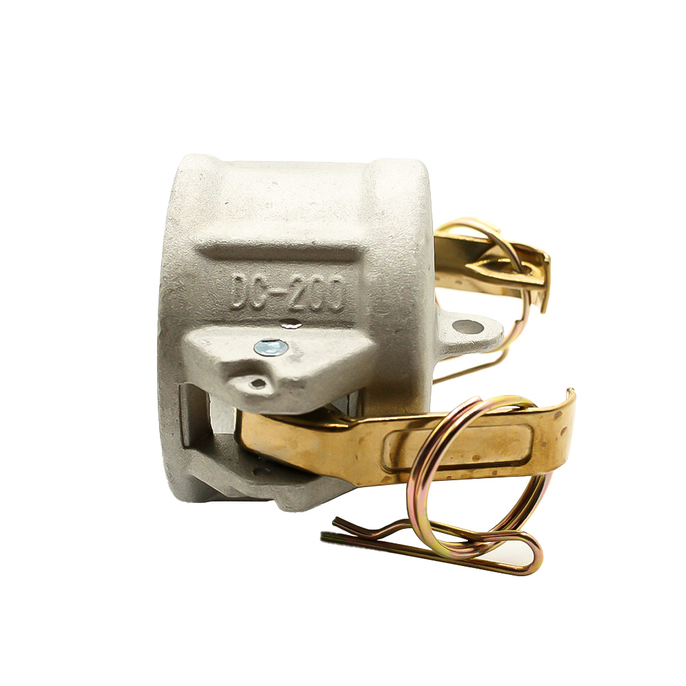 4" Aluminum Camlock Dust Cap with Brass Handles - W04