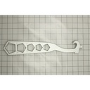  Fire Hydrant Wrench 5 Holes - W05