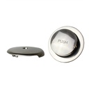 2259-T Single Hole Trim Kit with  Tip Toe Drain - Comes with 2 Holes Conversion Bar - Chrome - Brushed Nickel - W02