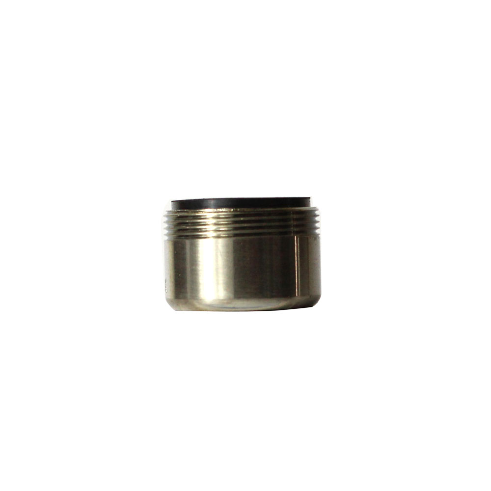 2285-T Dual Thread Aerator Size: 15/16 Inch x 55/64 Inch - 27T Lead Free Brass Satin Nickel Finish - W02