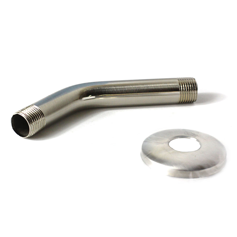 2295-T  6" Shower Arm with Flange - Brushed Nickel - W02