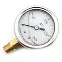 2329-T  Liquid Filled Pressure Gauge 2", 1/4" NPT Bottom Mount- 200 psi   (G7012-200) - W04