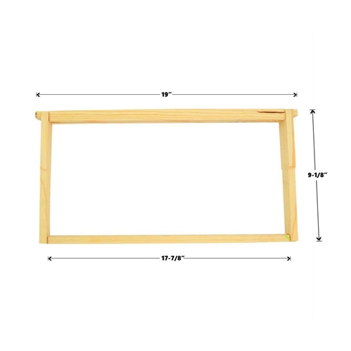 Beekeeping Beehive Body Foundation Deep Wood Frame - 10 Pack - W02