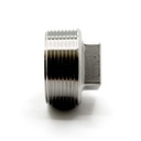 1" Plug Stainless Steel - Bulk - W02