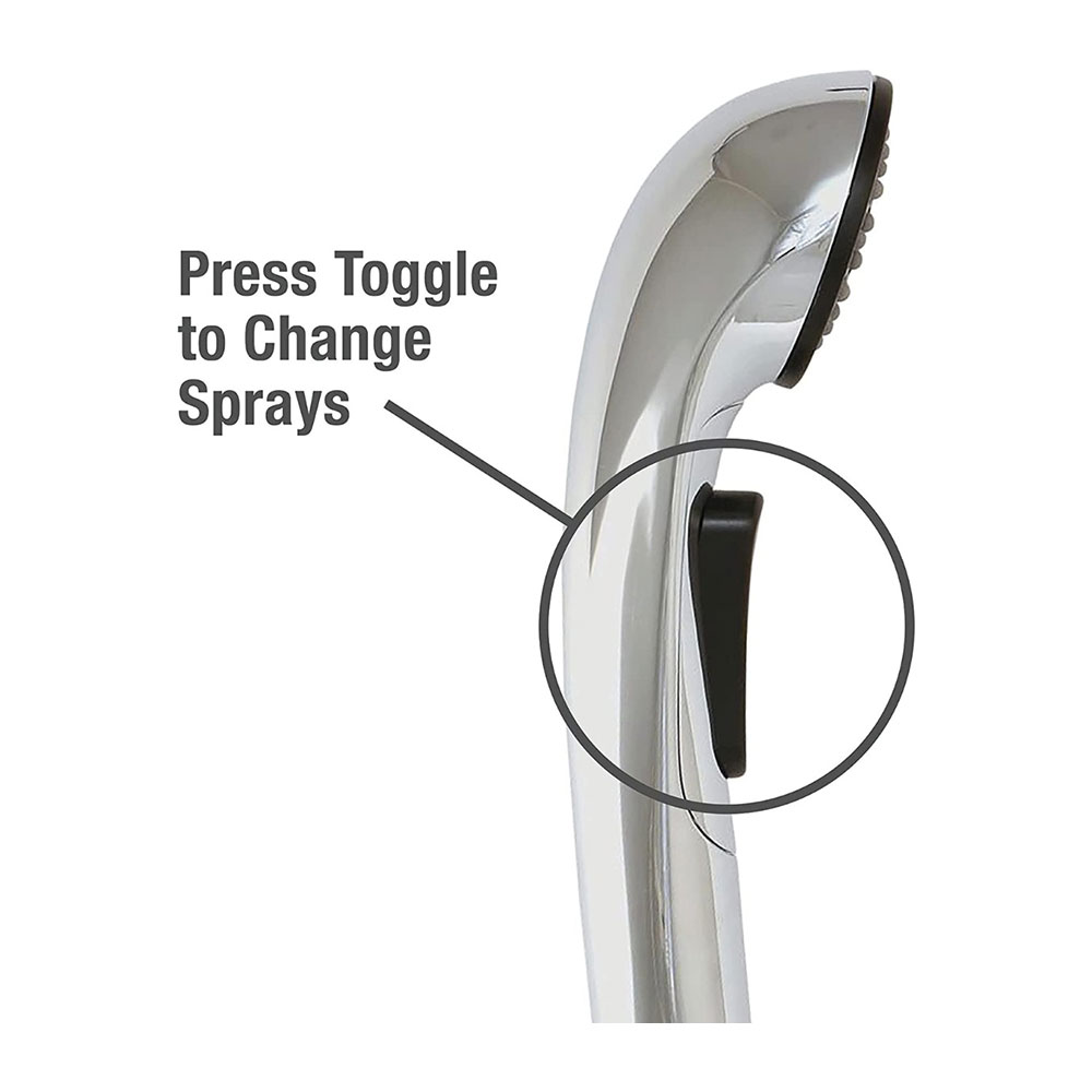 2497-T Single-Handle Pull-Out Sprayer Kitchen Faucet Spray Head (Chrome) - 10408 - W05