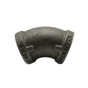 3/8" Black Steel 45 Elbow - W04