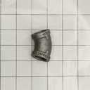 3/8" Black Steel 45 Elbow - W05