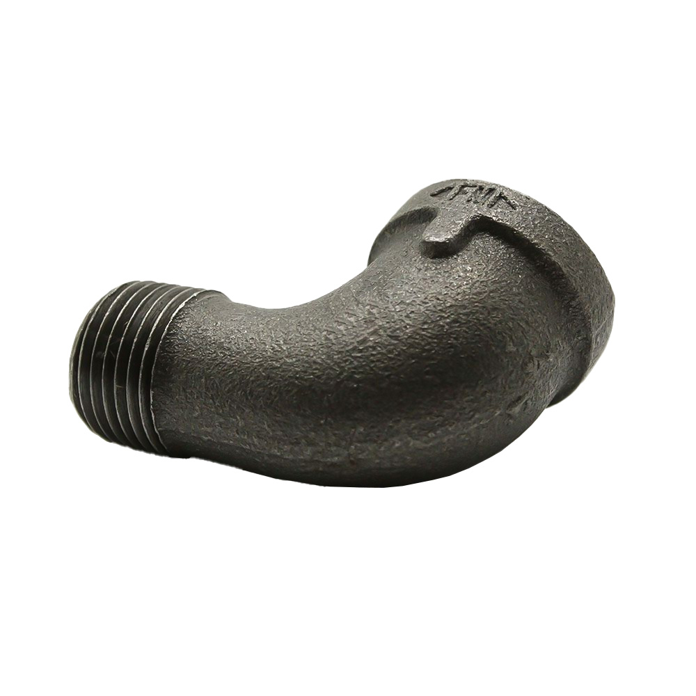 1/8" Black Steel 90 Street Elbow - W04