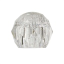 2550-T Delta Tub and Shower Faucet Peerless Wide-Spread Handle - Clear Acrylic with Hot / Cold Buttons (10304) - W02
