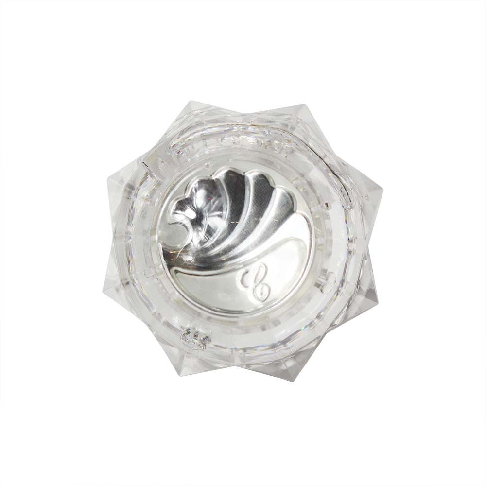 2550-T Delta Tub and Shower Faucet Peerless Wide-Spread Handle - Clear Acrylic with Hot / Cold Buttons (10304) - W03