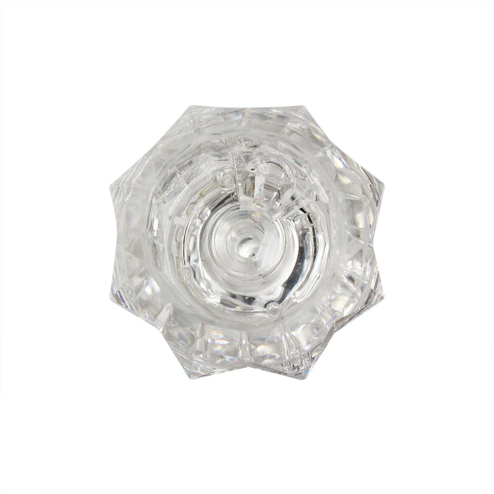 2550-T Delta Tub and Shower Faucet Peerless Wide-Spread Handle - Clear Acrylic with Hot / Cold Buttons (10304) - W04