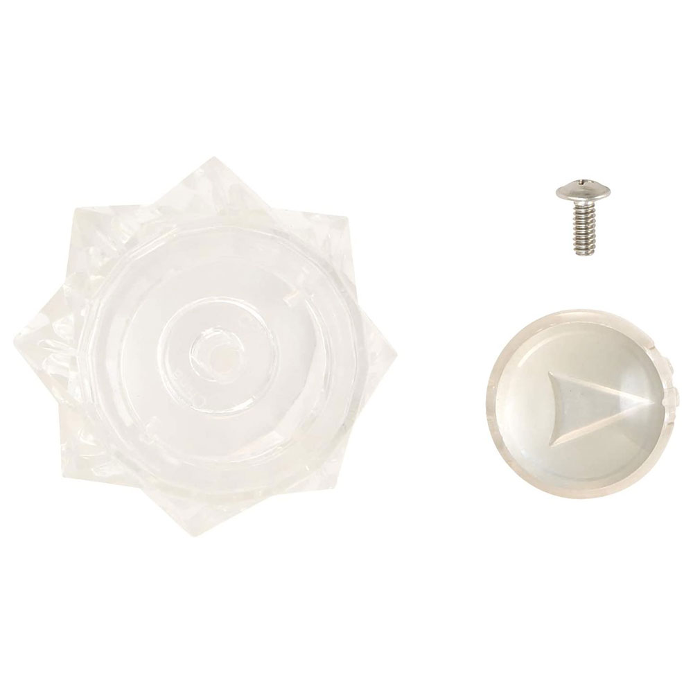 2552-T Delta Tub and Shower Faucet Peerless Scald Guard Handle - Clear Acrylic - Diverter (31229) - W02
