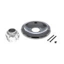 2600-T Tub/Shower Single Handle Trim Kit for Delta  w/o Diverter,  Acrylic Handle,  Chrome Finish Faceplate Trim - W03