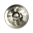 2602-T Tub/Shower Single Handle Trim Kit for Delta  w/o Diverter,  Acrylic Handle,  Satin Nickel Finish Faceplate Trim - W02