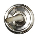 2603-T Tub/Shower Double Handle Trim Kit for Delta,  Acrylic & Metal Handle,  Satin Nickel Finish Faceplate Trim - W03