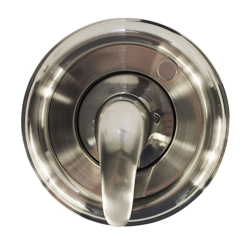 2603-T Tub/Shower Double Handle Trim Kit for Delta,  Acrylic & Metal Handle,  Satin Nickel Finish Faceplate Trim - W04