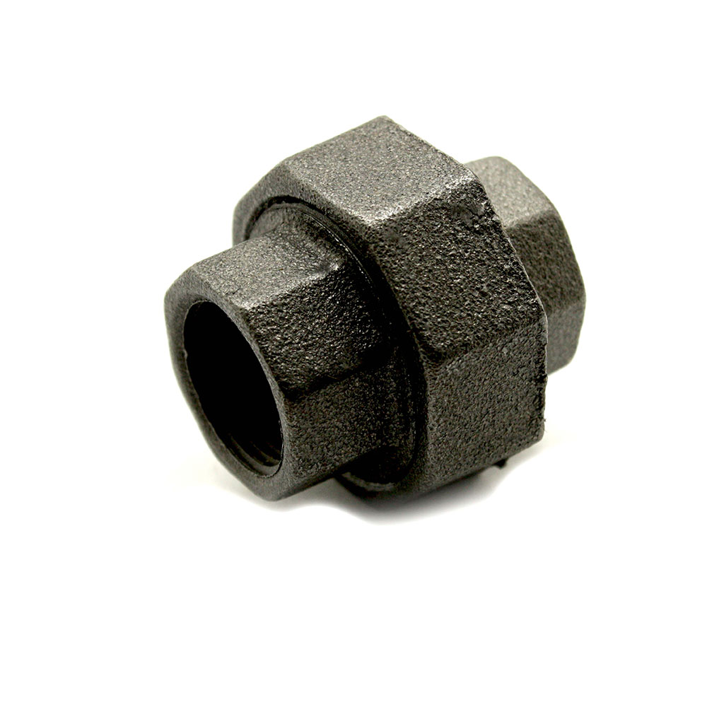 1/4" Black Steel Union - W02