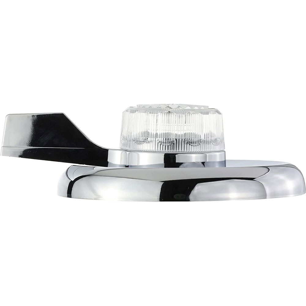 2605-T  Tub/Shower Single Handle Trim Kit for MIXET  with 5-1/2" Flange - Acrylic Knob with Volume Control Handle, Chrome Finish Faceplate Trim - 28499 - W05