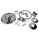 2613-T Tub/Shower Double Handle Trim Kit for Moen, Acrylic & Metal Handle, Chrome Finish Faceplate Trim - 10001 - W02
