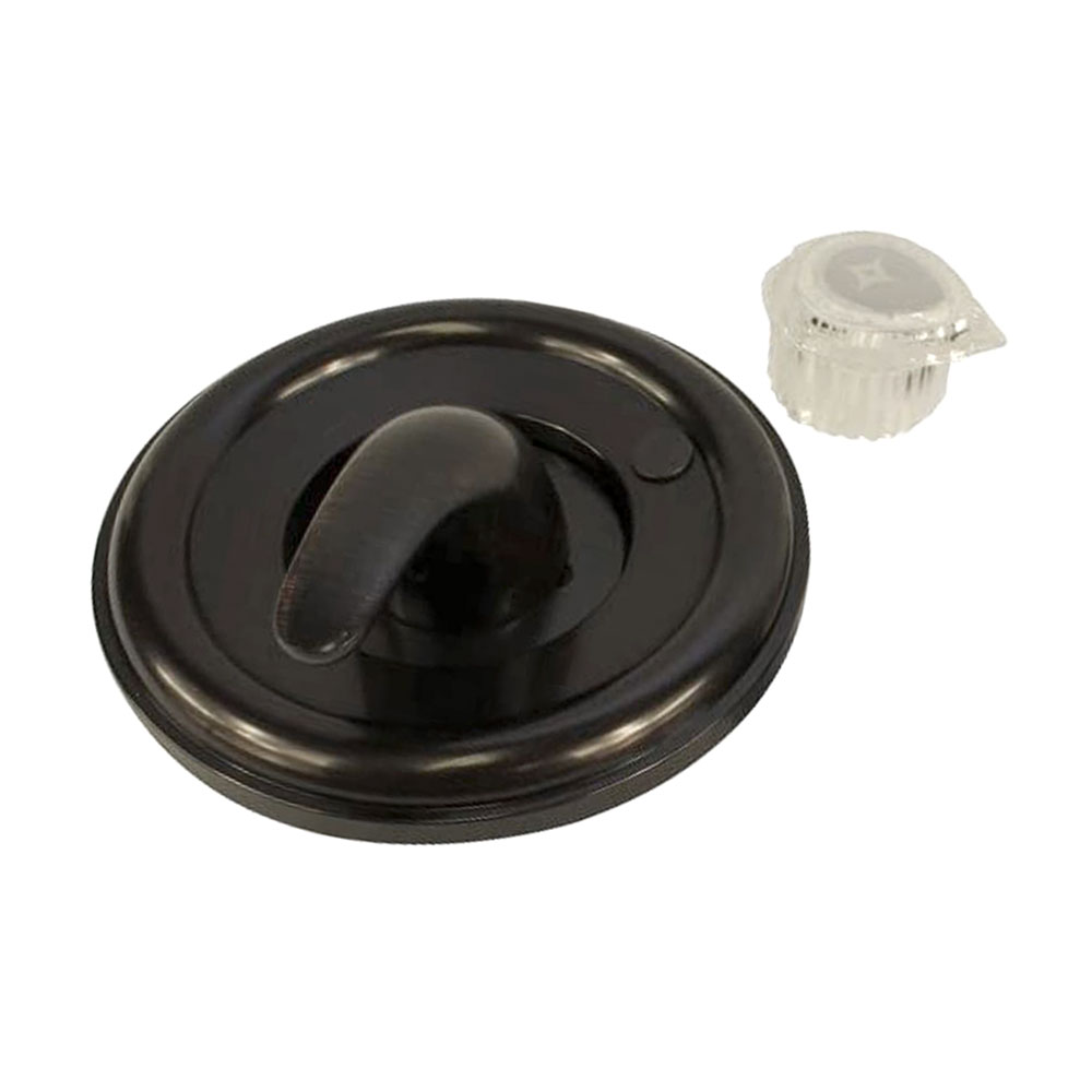 2614-T Tub/Shower Double Handle Trim Kit for Moen, Acrylic & Metal Handle, Oil Rubbed Bronze (ORB) Finish Faceplate Trim - W02