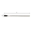 1/4" Width  Flexible Natural hair Bristle Tin/Metal Tubular Ferrule Handle Acid/Flux Brushes -  (Qty - 36) - W02