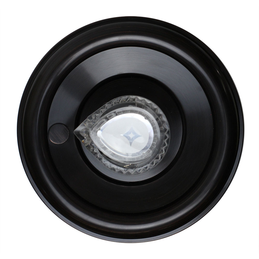 2614-T Tub/Shower Double Handle Trim Kit for Moen, Acrylic & Metal Handle, Oil Rubbed Bronze (ORB) Finish Faceplate Trim - W04