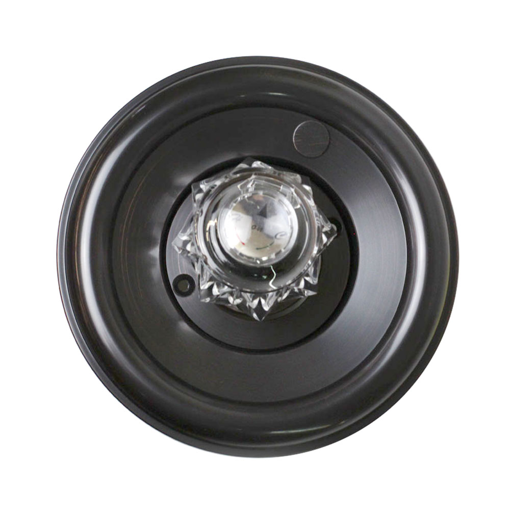 2623-T Tub/Shower Double Handle Trim Kit for Delta,  Acrylic & Metal Handle, Oil Rubbed Bronze (ORB) Finish Faceplate Trim - W02