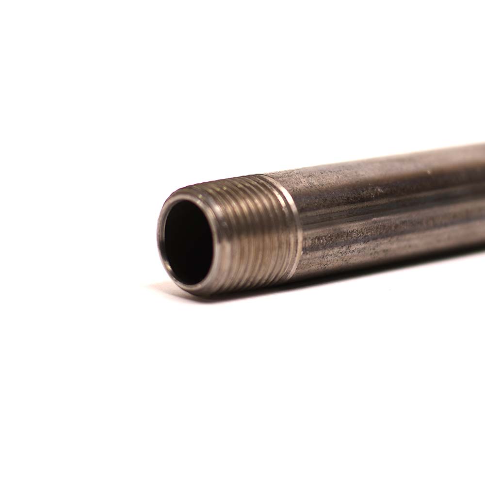 3/8 X 4 BLACK NIPPLE [PACK] - W02