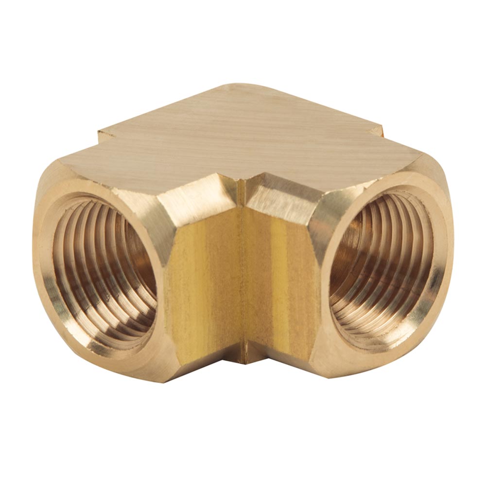 1/4 90 ELL BRASS (BARSTOCK) - W02