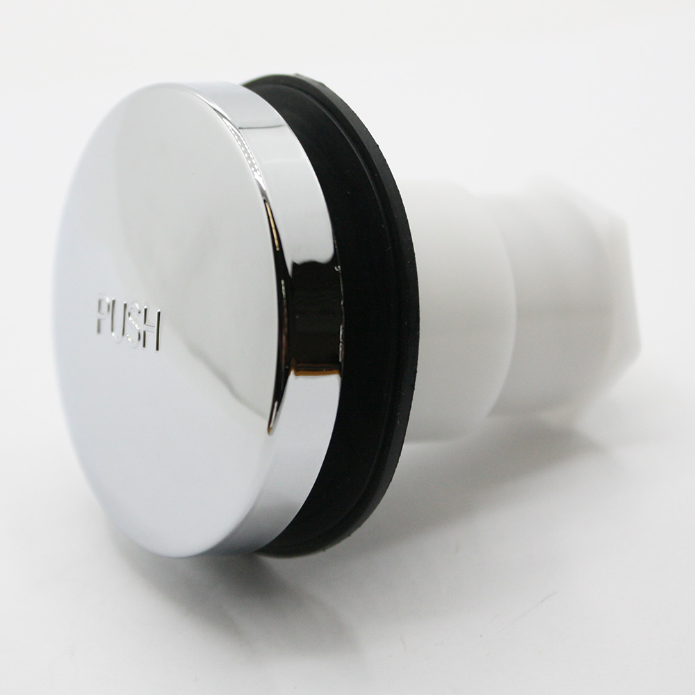 2708-T 3/8" Tip-Toe Stopper - Chrome - W03