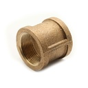 1/4 BRASS COUPLING [PACKAGED] - W02