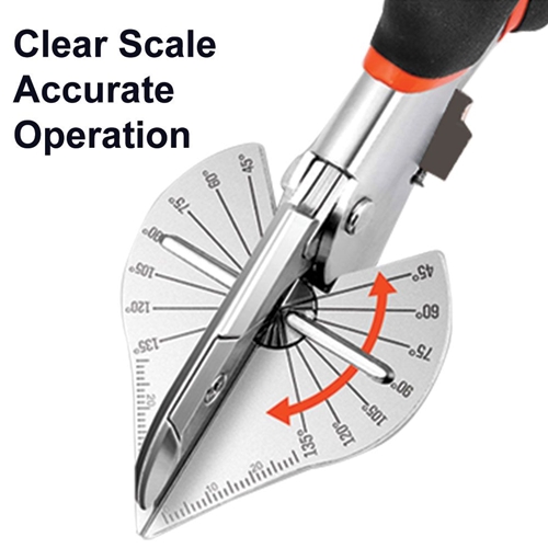 Multi Angle Miter Shear Cutter Hand Tools 45 Degree To 135 Degree with 10 Blades - W06