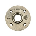 1-1/2" Black Steel Heavy Floor Flange - W02