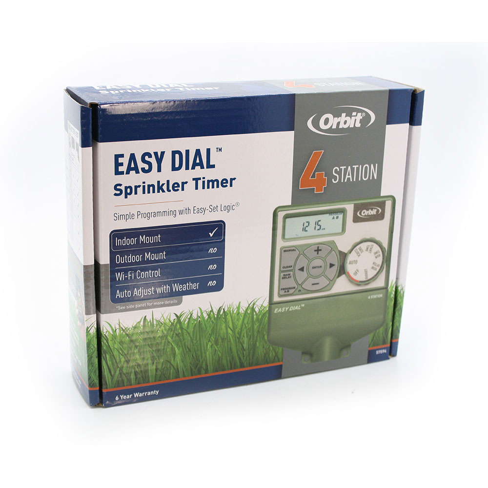 57594 4-Zone Indoor Easy Dial Timer - W05