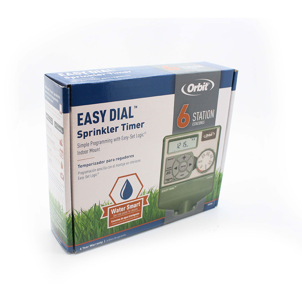 57596 6-Station Indoor Easy Dial Timer - W05