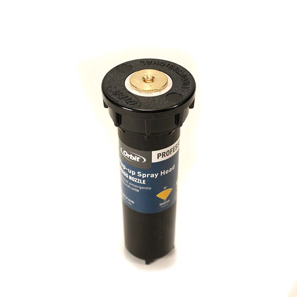 54521 4" Quarter Pattern Spring Loaded Pop-Up with Brass Nozzle - W04