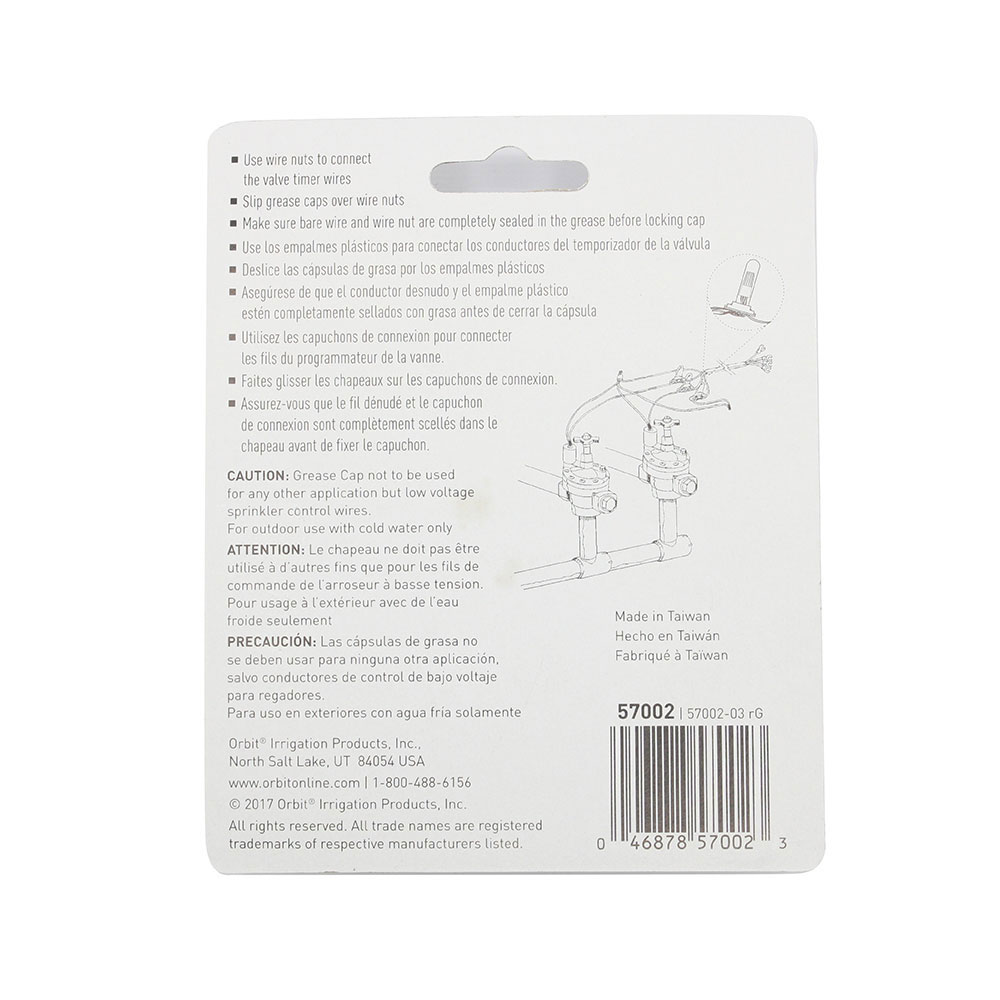 57002 GREASE CAP AND NUT KIT - W06