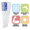 Heavy-Duty Mountable Outdoor Rain Gauge - 6-Inch - W02