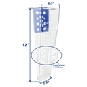 Heavy-Duty Mountable Outdoor Rain Gauge - 6-Inch - W03