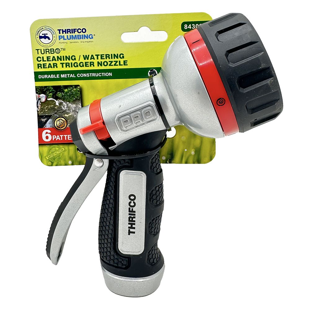 6-Pattern Rear Trigger Nozzle with Patented Cyclone Pattern - W07