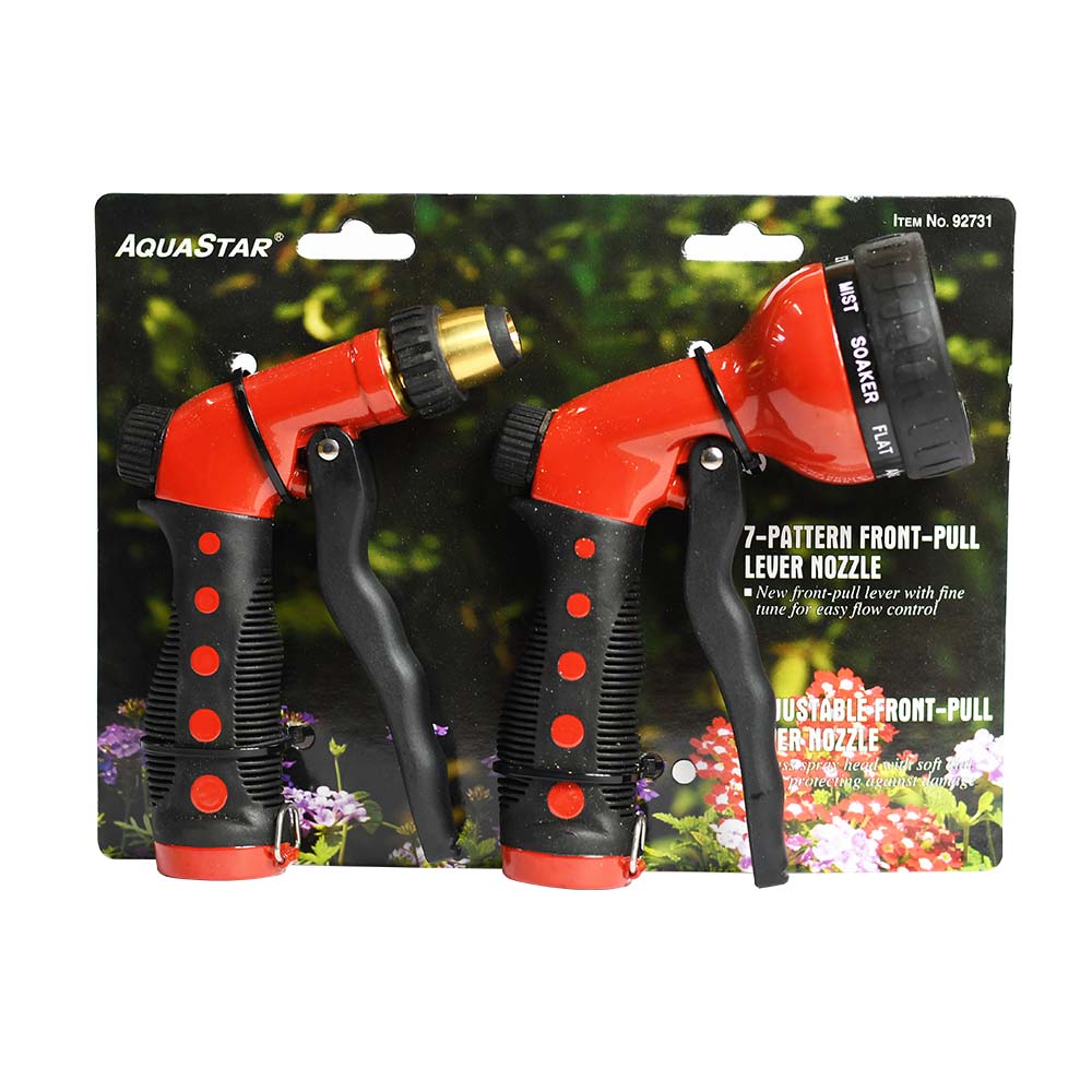 92731 7-Pattern & Adjustable Front Pull Nozzle Combo
 - W02