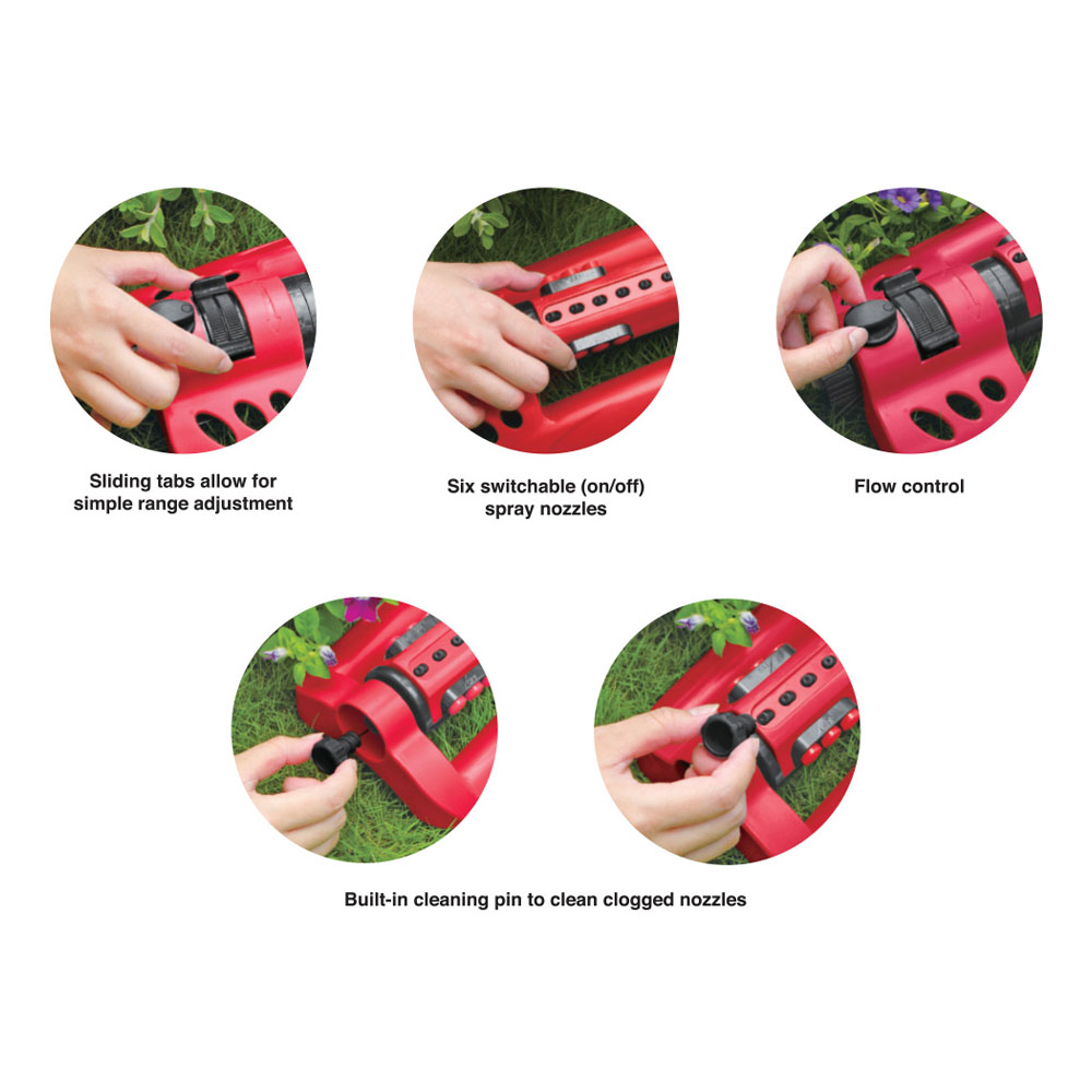 17051 Plastic Turbine Slimline Oscillator Sprinkler (Prev. 8430438)
 - W02
