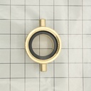1-1/2" Female NPSH X 1-1/2" Male NPT Brass Swivel Fire Hose / Hydrant Adapter with Pin Lug - W04