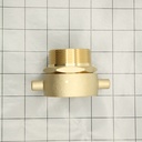 2-1/2" Female NH/NST X 3" Male NPT Brass Swivel Fire Hose / Hydrant Adapter with Pin Lug - W05
